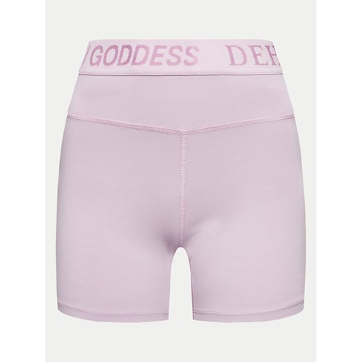 Deha Szorty sportowe A00115 Fioletowy Skinny Fit ze sklepu MODIVO w kategorii Szorty - zdjęcie 182618384