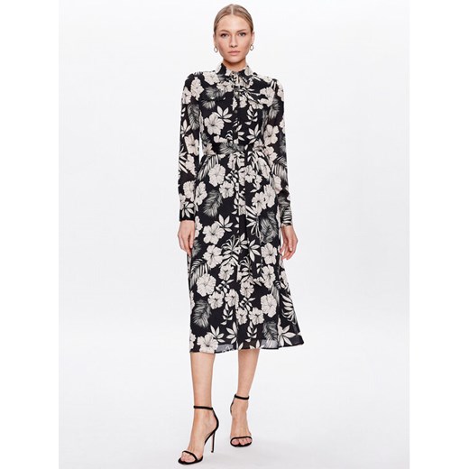 Pinko Sukienka koszulowa 100909 A0OF Czarny Regular Fit ze sklepu MODIVO w kategorii Sukienki - zdjęcie 182618462