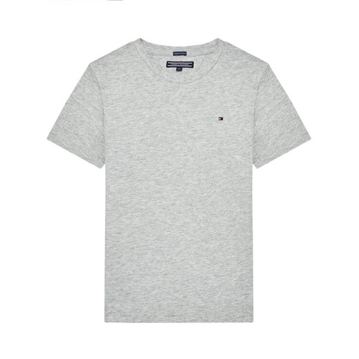 Tommy Hilfiger T-Shirt KB0KB04140 S Szary Regular Fit ze sklepu MODIVO w kategorii T-shirty chłopięce - zdjęcie 182618480