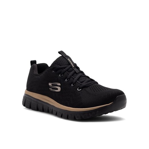 Skechers Sneakersy GRACEFUL 12615 BKRG Czarny ze sklepu MODIVO w kategorii Buty sportowe damskie - zdjęcie 182618501