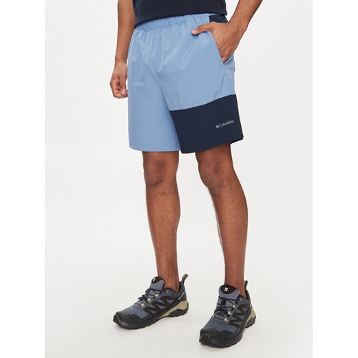 Columbia Szorty sportowe Columbia Hike™ Color Block Short 2072004 Niebieski Columbia S MODIVO