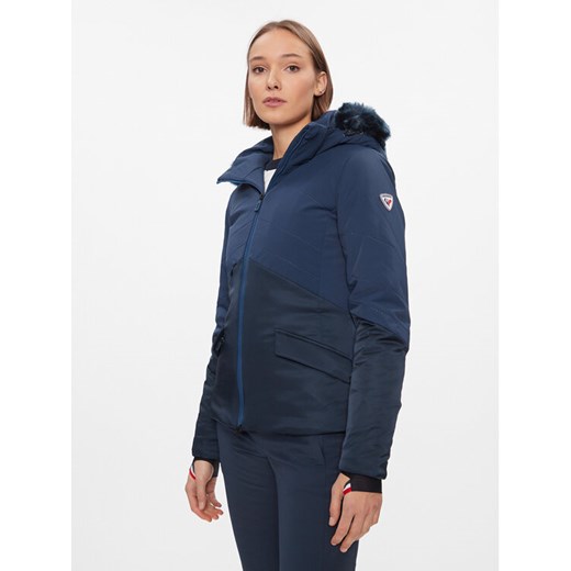 Rossignol Kurtka narciarska Terrain RLLWJ14 Granatowy Regular Fit ze sklepu MODIVO w kategorii Kurtki damskie - zdjęcie 182618560