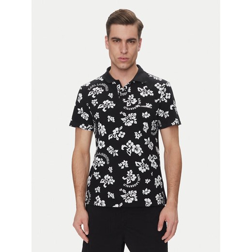 KARL LAGERFELD Polo A2M46036 Czarny Regular Fit ze sklepu MODIVO w kategorii T-shirty męskie - zdjęcie 182618593