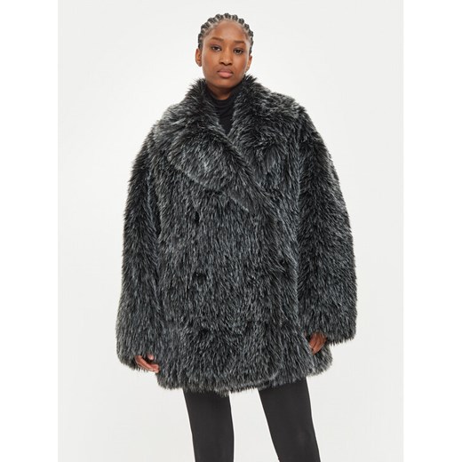 MICHAEL Michael Kors Futro UF4208KF1Q Szary Oversize ze sklepu MODIVO w kategorii Futra damskie - zdjęcie 182618633