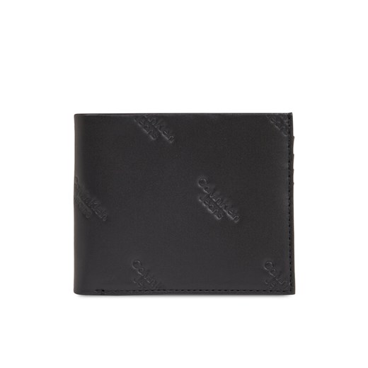Calvin Klein Jeans Duży Portfel Męski Logo Print Bifold Id K50K511814 Czarny ze sklepu MODIVO w kategorii Portfele męskie - zdjęcie 182618643