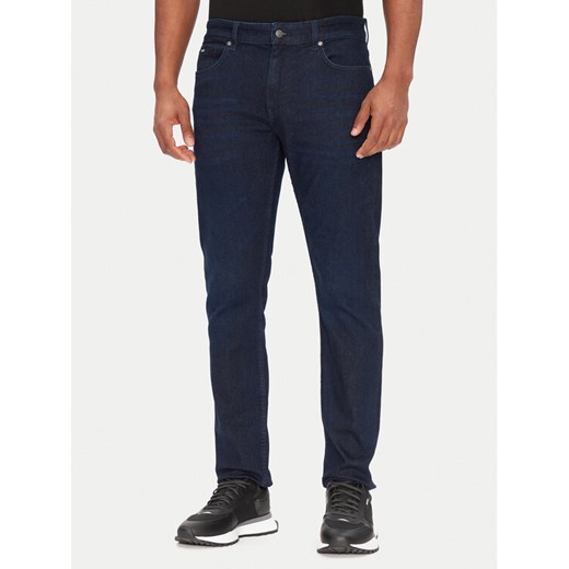 BOSS Jeansy H-Delaware 50523239 Granatowy Slim Fit ze sklepu MODIVO w kategorii Jeansy męskie - zdjęcie 182618681