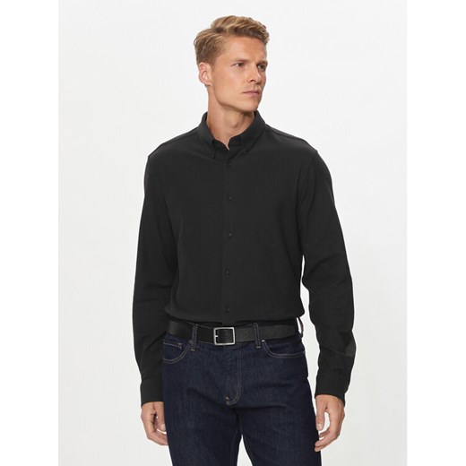 Calvin Klein Koszula K10K113311 Czarny Regular Fit ze sklepu MODIVO w kategorii Koszule męskie - zdjęcie 182618683