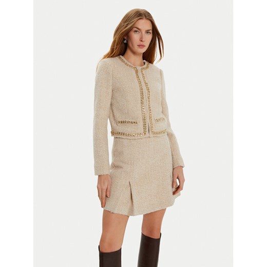Marciano Guess Kardigan 4BGN0 87186A Beżowy Regular Fit ze sklepu MODIVO w kategorii Swetry damskie - zdjęcie 182618763