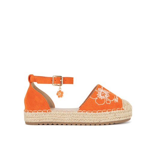 Roxy Espadryle CSS21597-01 Pomarańczowy ze sklepu MODIVO w kategorii Sandały dziecięce - zdjęcie 182618820