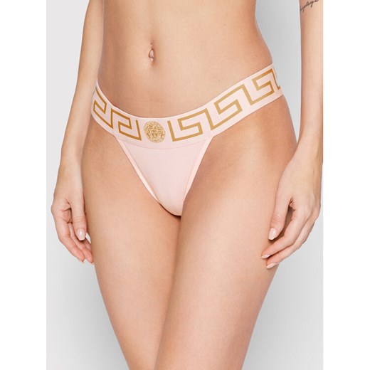 Versace Stringi AUD01042 Różowy ze sklepu MODIVO w kategorii Majtki damskie - zdjęcie 182618894
