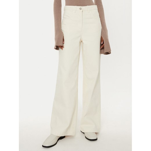 MAX&Co. Jeansy Parure 2516131031200 Écru Wide Leg ze sklepu MODIVO w kategorii Jeansy damskie - zdjęcie 182618951