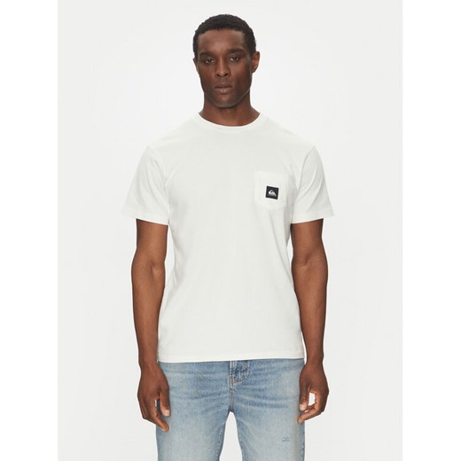Quiksilver T-Shirt EQYZT08035 Biały Regular Fit ze sklepu MODIVO w kategorii T-shirty męskie - zdjęcie 182618960