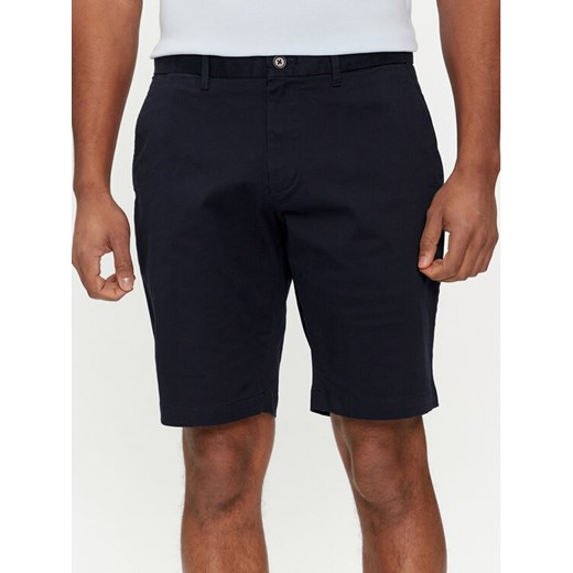Tommy Hilfiger Szorty materiałowe Harlem MW0MW23568 Granatowy Regular Fit ze sklepu MODIVO w kategorii Spodenki męskie - zdjęcie 182618974