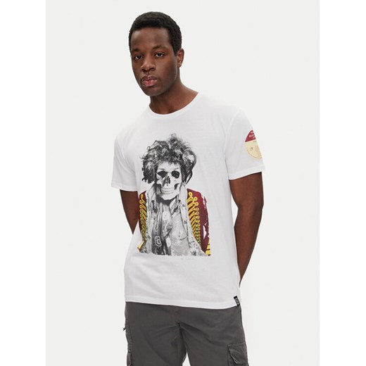 Brave Soul T-Shirt MTS-149CAPITOL Biały Regular Fit ze sklepu MODIVO w kategorii T-shirty męskie - zdjęcie 182618983
