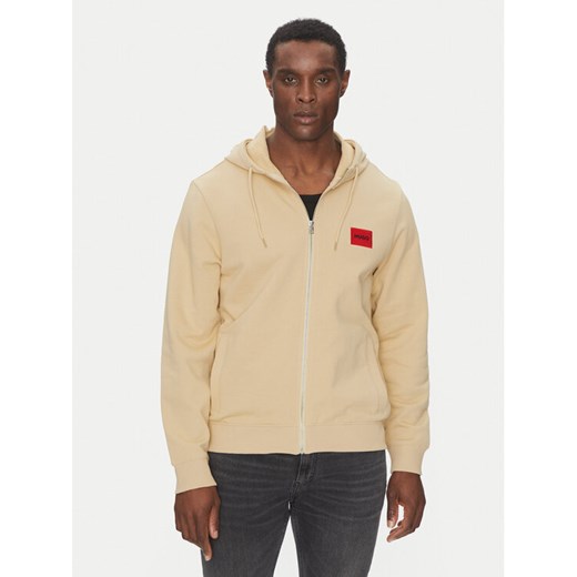 HUGO Bluza Daple212 50447972 Beżowy Regular Fit ze sklepu MODIVO w kategorii Bluzy męskie - zdjęcie 182618990