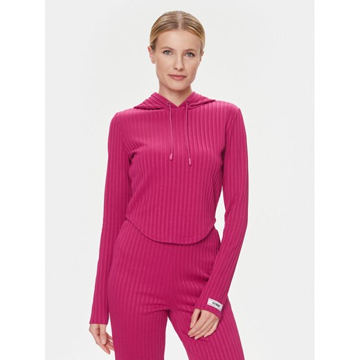 Guess Bluza Anneka V4RQ03 KC2U2 Różowy Regular Fit ze sklepu MODIVO w kategorii Bluzy damskie - zdjęcie 182619030