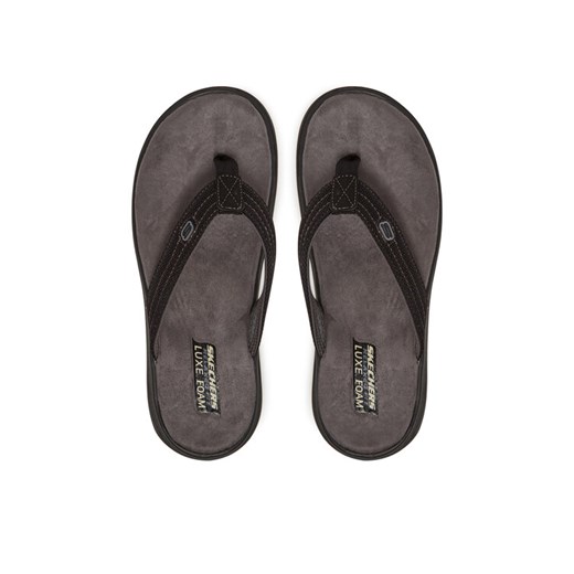 Skechers Japonki Proven Sd-Baylis 204577/BLK Czarny ze sklepu MODIVO w kategorii Klapki męskie - zdjęcie 182619073