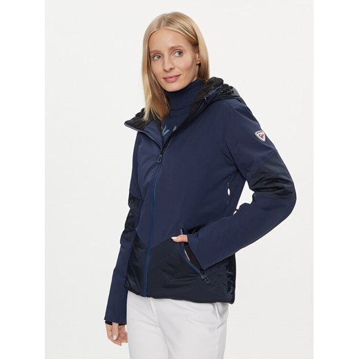 Rossignol Kurtka narciarska RLKWJ23 Granatowy Regular Fit ze sklepu MODIVO w kategorii Kurtki damskie - zdjęcie 182619090