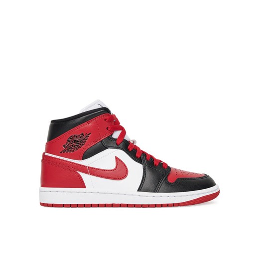 Nike Sneakersy Wmns Air Jordan 1 Mid BQ6472 079 Czerwony ze sklepu MODIVO w kategorii Buty sportowe damskie - zdjęcie 182619143