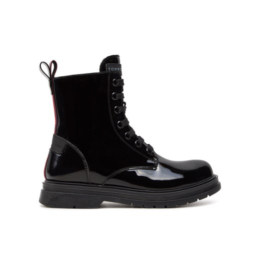 Tommy Hilfiger Botki T4A5-33588-0775 M Czarny ze sklepu MODIVO w kategorii Buty zimowe dziecięce - zdjęcie 182619151