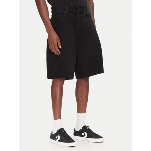 Volcom Szorty jeansowe Billow A2012200 Czarny Relaxed Fit ze sklepu MODIVO w kategorii Spodenki męskie - zdjęcie 182619174