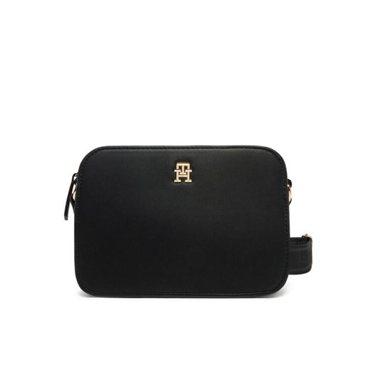 Tommy Hilfiger Torebka Th Logotape Camera Bag AW0AW17229 Czarny Tommy Hilfiger 00 MODIVO