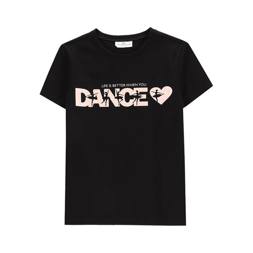 Coccodrillo T-Shirt WC5143227VGB Czarny Regular Fit ze sklepu MODIVO w kategorii Bluzki dziewczęce - zdjęcie 182619191