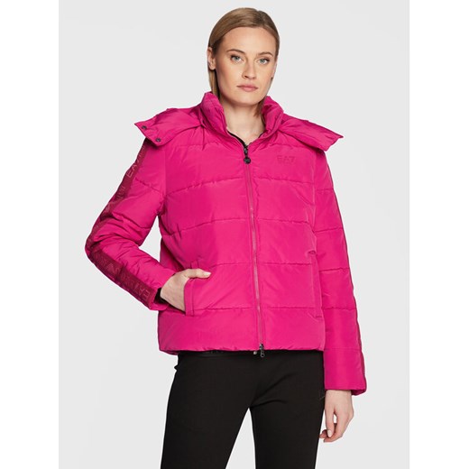 EA7 Emporio Armani Kurtka zimowa 6LTB18 TN8AZ 1443 Różowy Regular Fit ze sklepu MODIVO w kategorii Kurtki damskie - zdjęcie 182619224