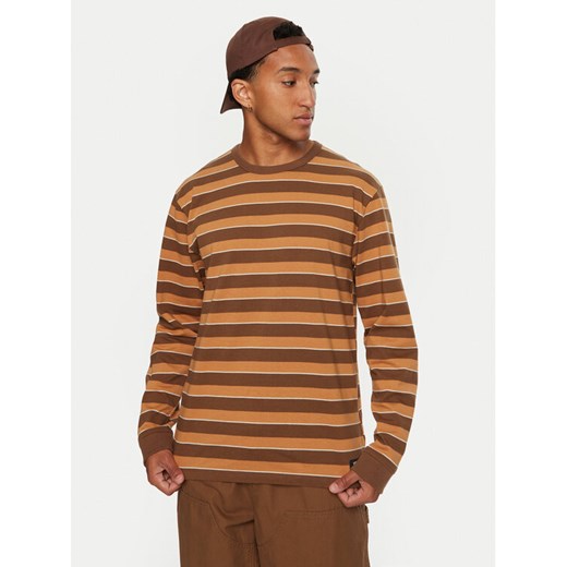 Vans Longsleeve Awbrey II VN0A4RRQ Brązowy Regular Fit ze sklepu MODIVO w kategorii T-shirty męskie - zdjęcie 182619242