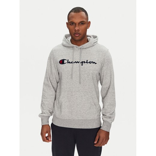 Champion Bluza 220726 Szary Slim Fit ze sklepu MODIVO w kategorii Bluzy męskie - zdjęcie 182619244