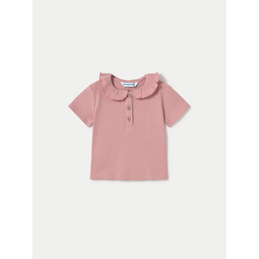 Mayoral Polo 1104 Różowy Slim Fit ze sklepu MODIVO w kategorii Koszulki niemowlęce - zdjęcie 182619262