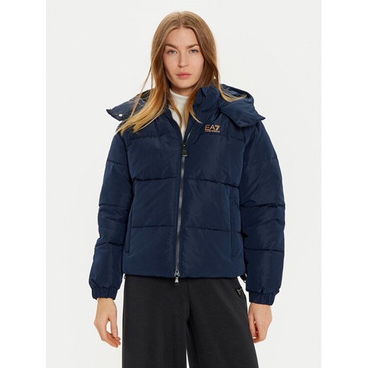 EA7 Emporio Armani Kurtka zimowa 6DTB09 TN8AZ 0562 Granatowy Regular Fit ze sklepu MODIVO w kategorii Kurtki damskie - zdjęcie 182619264