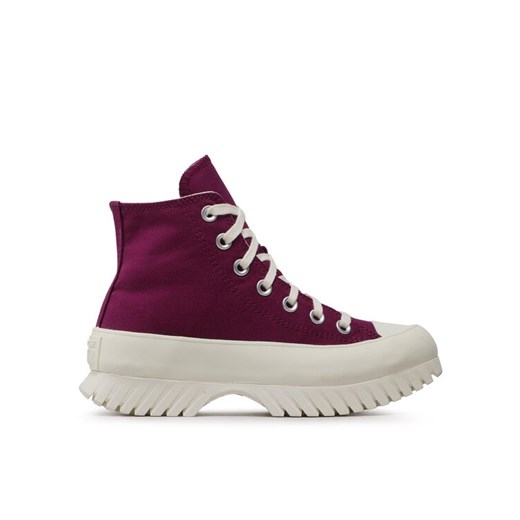 Converse Botki Chuck Taylor All Star Lugged 2.0 Hi A03701C Fioletowy ze sklepu MODIVO w kategorii Trampki damskie - zdjęcie 182619291