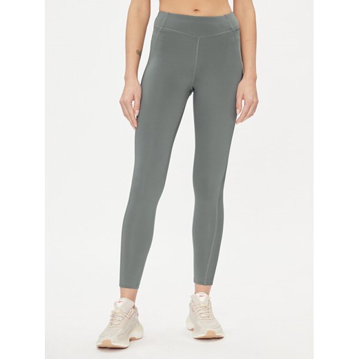 Reebok Legginsy Yoga Performance IM4047 Szary Fitted Fit ze sklepu MODIVO w kategorii Spodnie damskie - zdjęcie 182619292