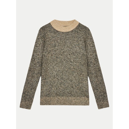 Jack&Jones Junior Sweter Space 12262664 Beżowy Regular Fit Jack&jones Junior 140 MODIVO