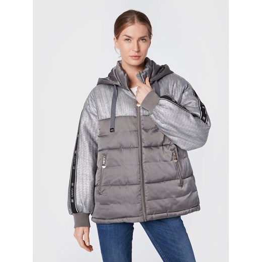 Liu Jo Sport Kurtka zimowa TF2259 T4558 Szary Relaxed Fit ze sklepu MODIVO w kategorii Kurtki damskie - zdjęcie 182619420