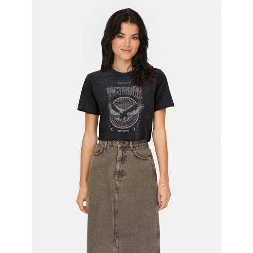 ONLY T-Shirt Lucy 15215721 Czarny Regular Fit ze sklepu MODIVO w kategorii Bluzki damskie - zdjęcie 182619421
