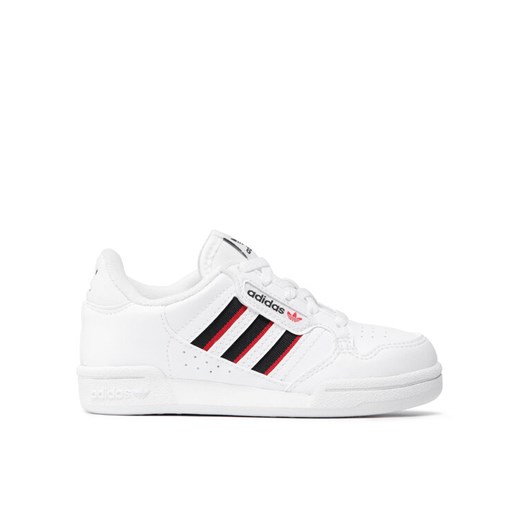 adidas Sneakersy Continental 80 Stripes C S42611 Biały ze sklepu MODIVO w kategorii Buty sportowe dziecięce - zdjęcie 182619481