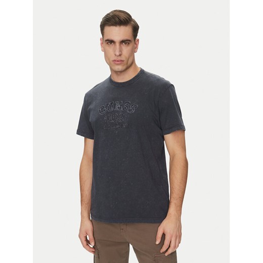 Guess T-Shirt M5GI14 K8FQ4 Granatowy Regular Fit ze sklepu MODIVO w kategorii T-shirty męskie - zdjęcie 182619510
