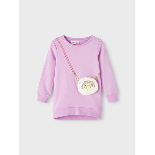 NAME IT Tunika 13219685 Fioletowy Regular Fit ze sklepu MODIVO w kategorii Bluzki dziewczęce - zdjęcie 182619552
