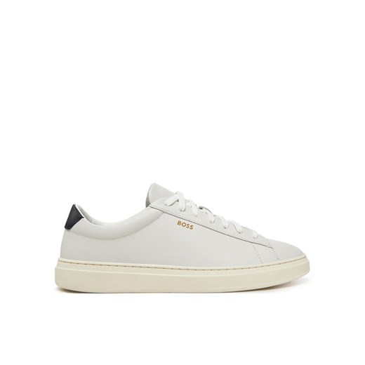 BOSS Sneakersy Kieran 50536480 Beżowy ze sklepu MODIVO w kategorii Buty sportowe męskie - zdjęcie 182619600