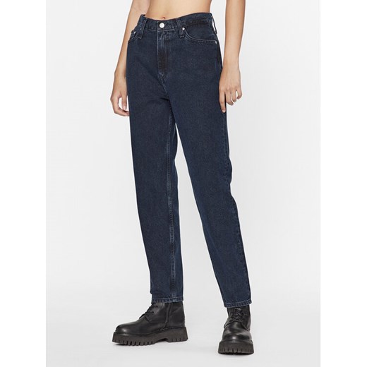 Calvin Klein Jeans Jeansy J20J221786 Granatowy Mom Fit 31_28 MODIVO