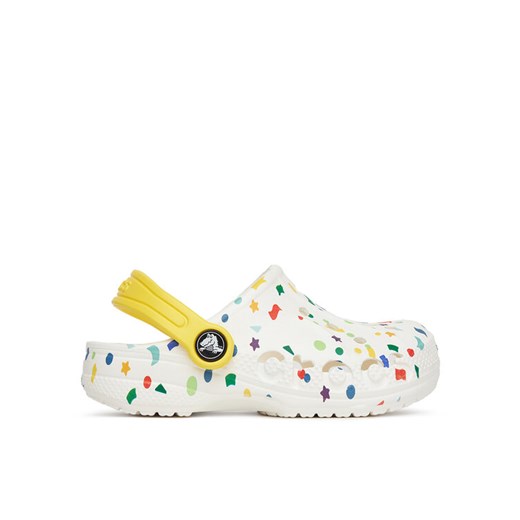 Crocs Klapki BAYA SEASONAL PRINTED CG K 209728-94S Biały ze sklepu MODIVO w kategorii Klapki dziecięce - zdjęcie 182619630