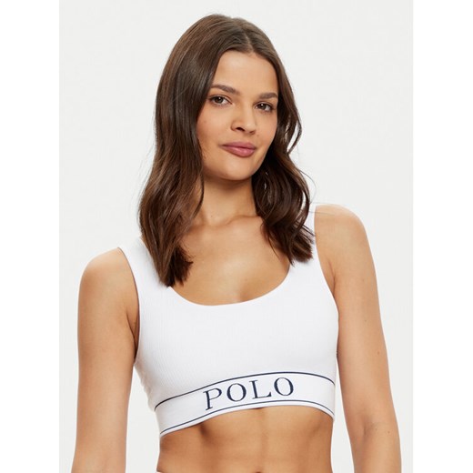 Polo Ralph Lauren Biustonosz top 4P3006 Biały ze sklepu MODIVO w kategorii Biustonosze - zdjęcie 182619632