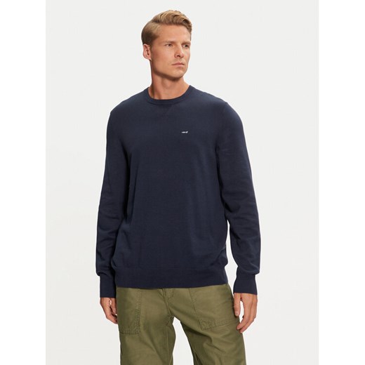 Levi's® Sweter A7207-0002 Granatowy Regular Fit ze sklepu MODIVO w kategorii Swetry męskie - zdjęcie 182619713