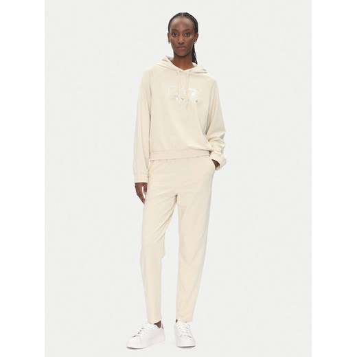 EA7 Emporio Armani Dres 7W000122 AF12502 U1079 Écru Regular Fit ze sklepu MODIVO w kategorii Dresy damskie - zdjęcie 182619790