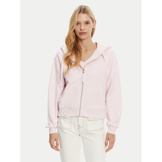 Tommy Hilfiger Bluza WW0WW44632 Różowy Regular Fit ze sklepu MODIVO w kategorii Bluzy damskie - zdjęcie 182619800
