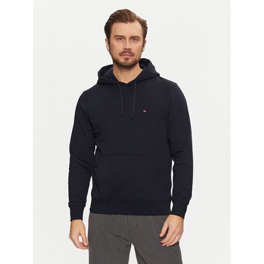 Tommy Hilfiger Bluza Essential MW0MW37235 Granatowy Regular Fit ze sklepu MODIVO w kategorii Bluzy męskie - zdjęcie 182619954
