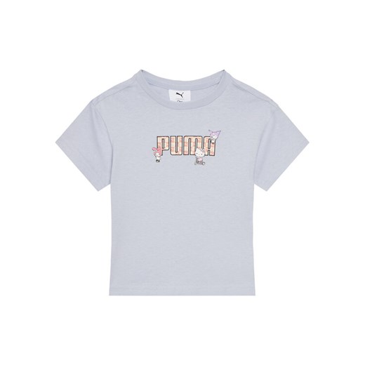 Puma T-Shirt PUMA X Hello Kitty And Friends 630062 Niebieski Regular Fit ze sklepu MODIVO w kategorii Bluzki dziewczęce - zdjęcie 182620002