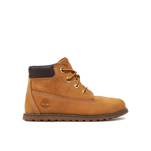 Timberland Trapery Pokey Pine 6In Boot A125Q/TB0A125Q2311 Brązowy ze sklepu MODIVO w kategorii Buty zimowe dziecięce - zdjęcie 182620032